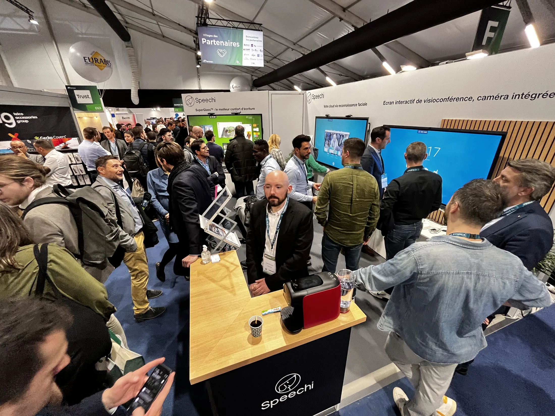 Stand Speechi — salon IT Partners 2023 — affluence et rendez-vous partenaires