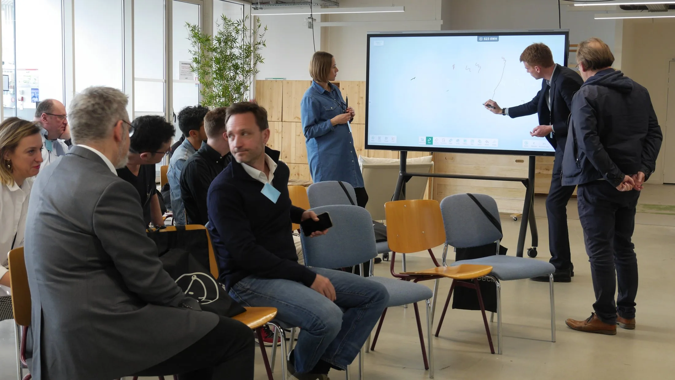 Speechi Distribution Days 2023 — Le Garage, Lille — atelier sur écran interactif