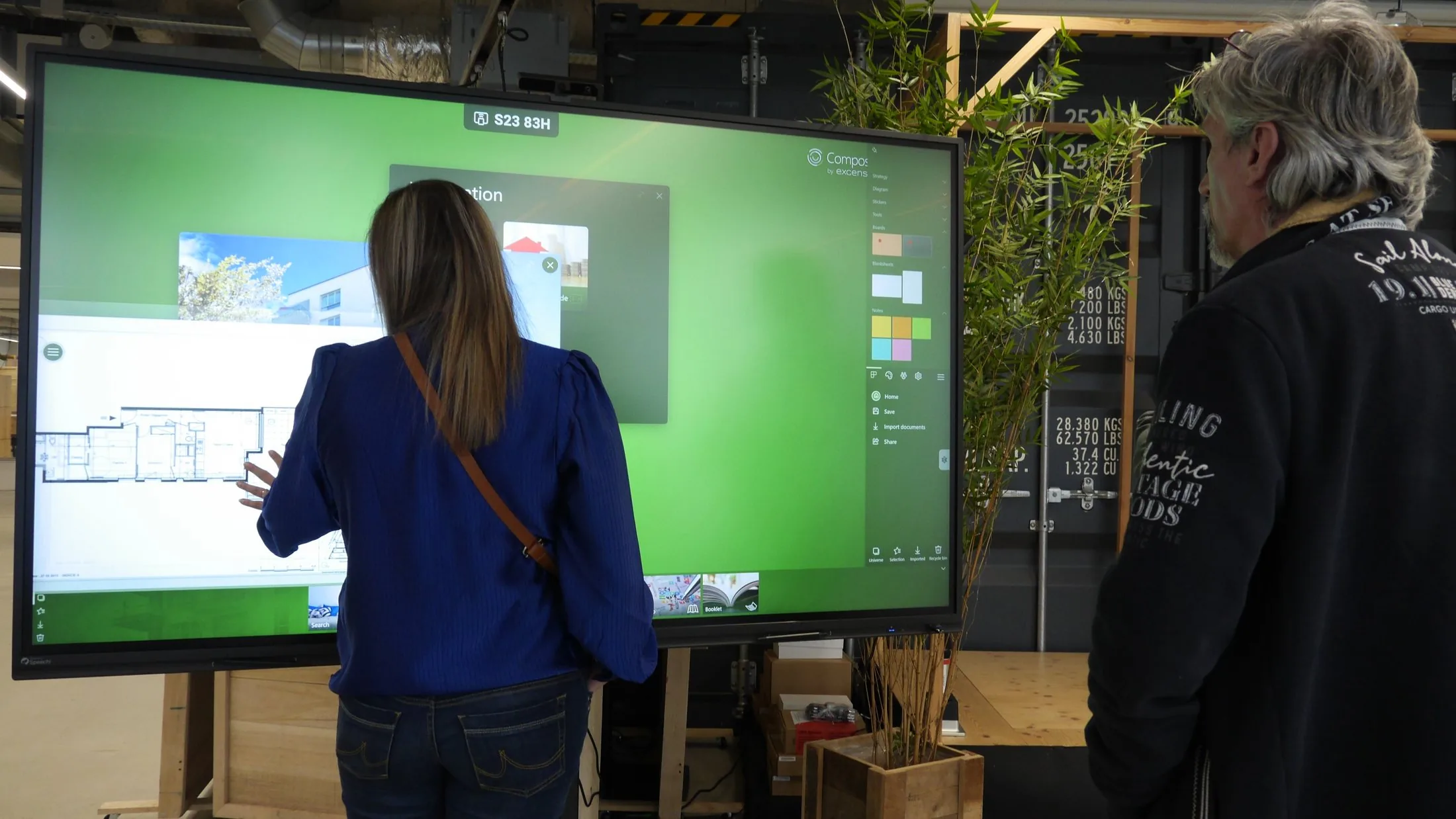 Speechi Distribution Days 2023 — Le Garage, Lille — test d'un écran interactif