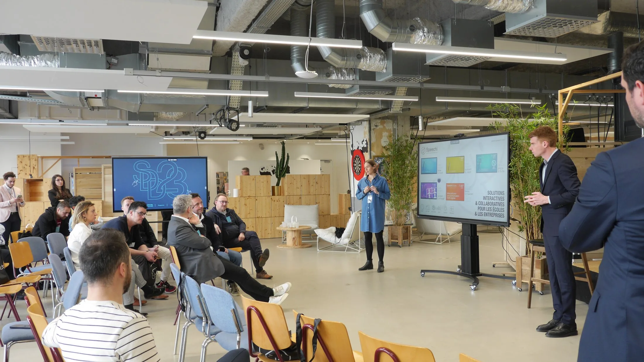 Speechi Distribution Days 2023 — Le Garage, Lille — présentation en petit groupe